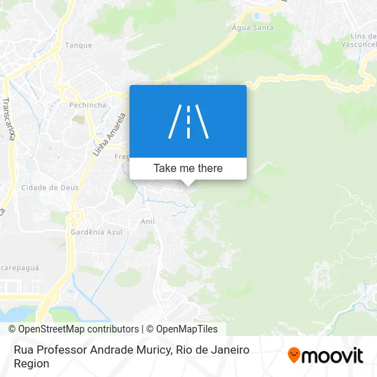 Rua Professor Andrade Muricy map