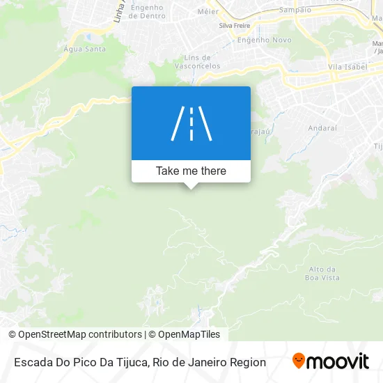 Escada Do Pico Da Tijuca map