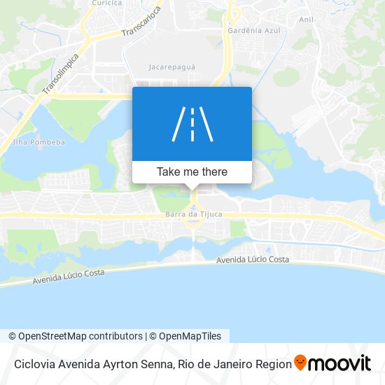 Ciclovia Avenida Ayrton Senna map