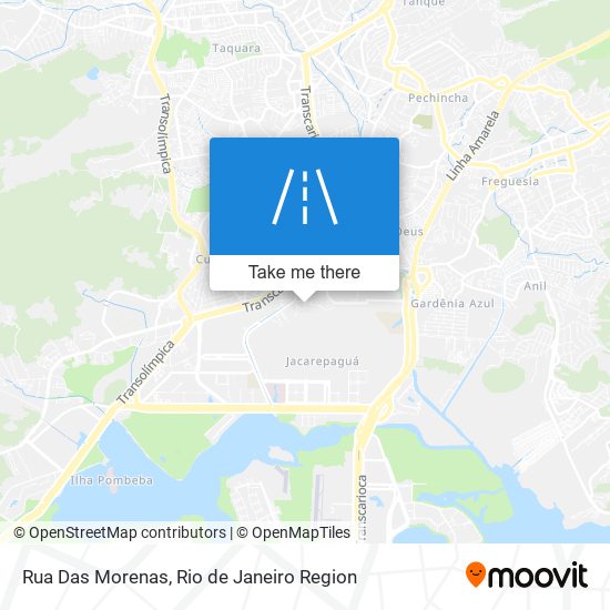 Rua Das Morenas map