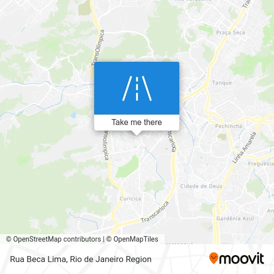 Rua Beca Lima map
