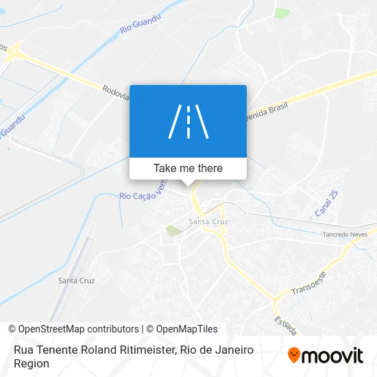 Rua Tenente Roland Ritimeister map