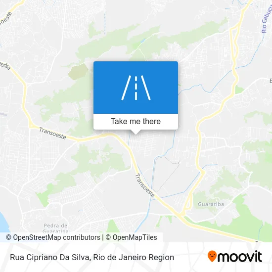 Rua Cipriano Da Silva map