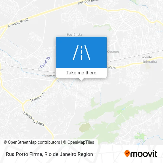 Rua Porto Firme map