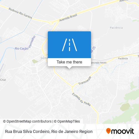 Rua Brua Silva Cordeiro map