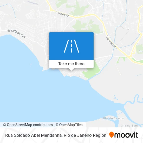 Rua Soldado Abel Mendanha map