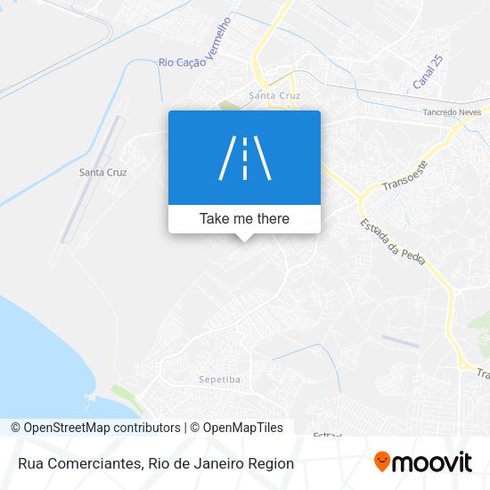 Rua Comerciantes map