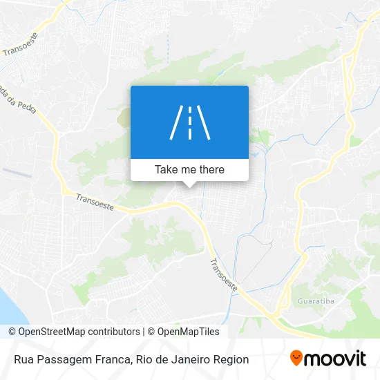 Rua Passagem Franca map