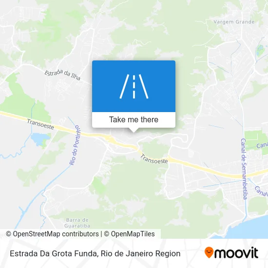 Estrada Da Grota Funda map
