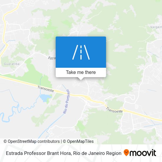 Estrada Professor Brant Hora map
