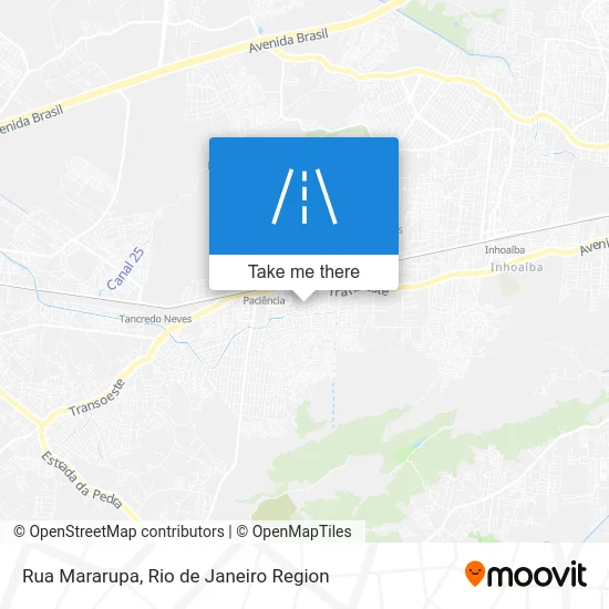 Rua Mararupa map