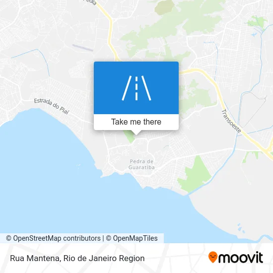 Rua Mantena map