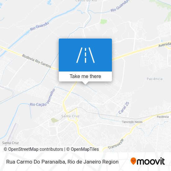 Rua Carmo Do Paranaíba map