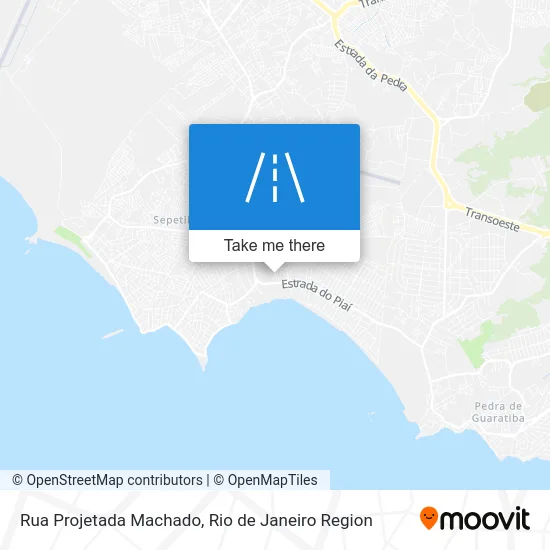 Rua Projetada Machado map