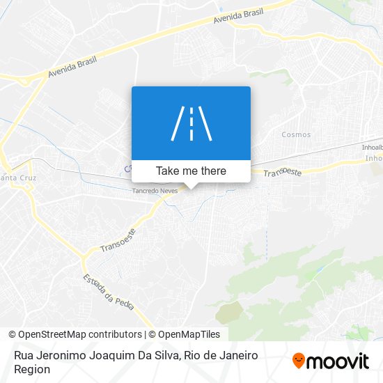 Rua Jeronimo Joaquim Da Silva map