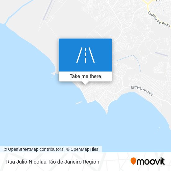 Rua Julio Nicolau map