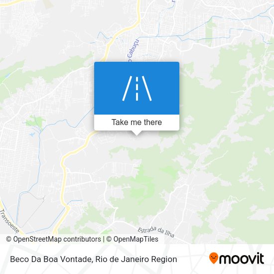 Beco Da Boa Vontade map