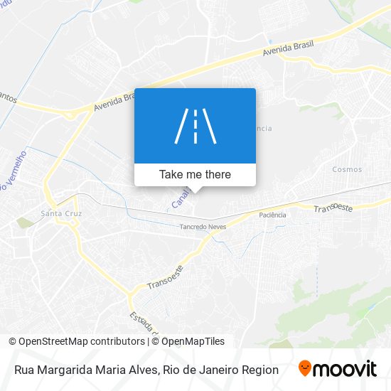 Rua Margarida Maria Alves map