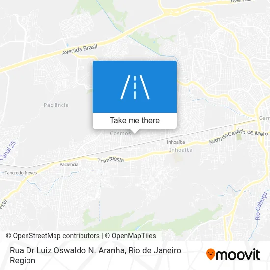 Rua Dr Luiz Oswaldo N. Aranha map