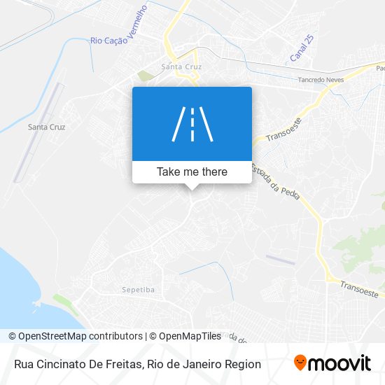 Rua Cincinato De Freitas map