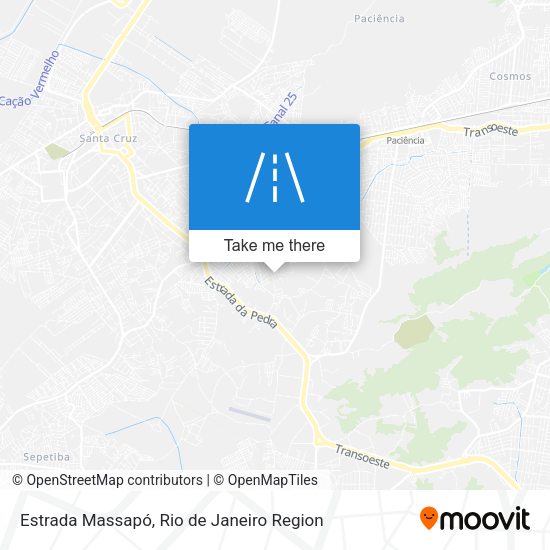 Estrada Massapó map