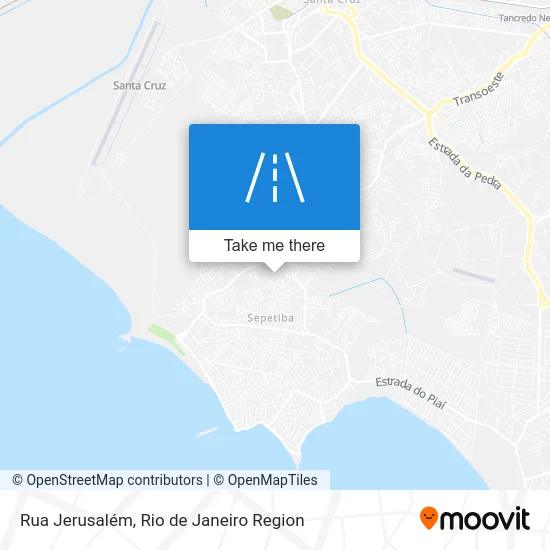 Rua Jerusalém map