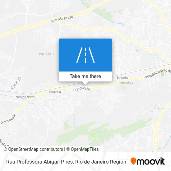 Rua Professora Abigail Pires map
