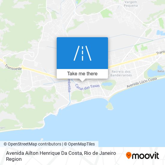 Mapa Avenida Ailton Henrique Da Costa