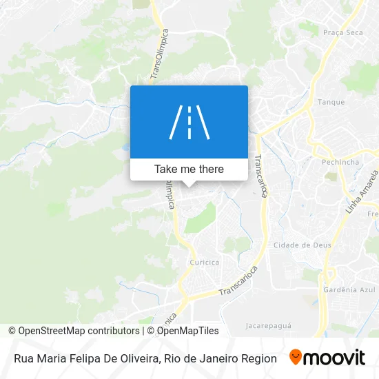 Rua Maria Felipa De Oliveira map