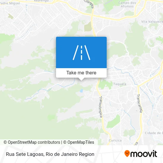 Rua Sete Lagoas map