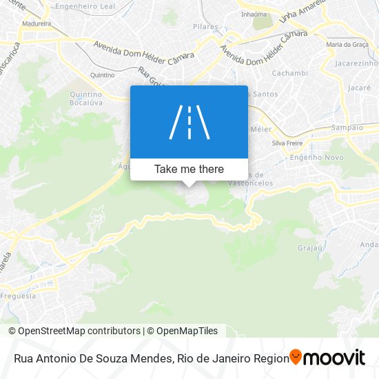 Mapa Rua Antonio De Souza Mendes