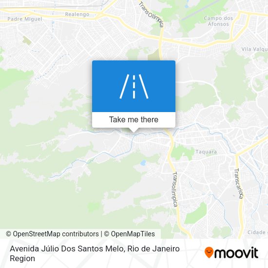 Avenida Júlio Dos Santos Melo map