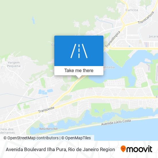 Mapa Avenida Boulevard Ilha Pura
