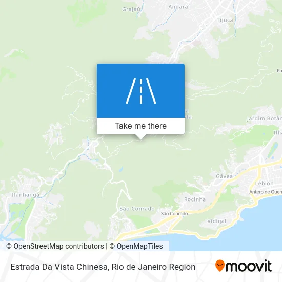 Estrada Da Vista Chinesa map
