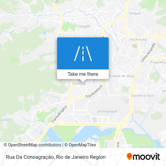 Rua Da Consagração map