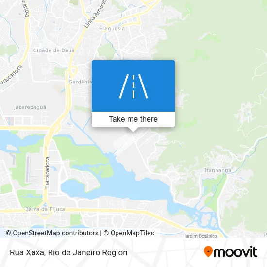 Rua Xaxá map