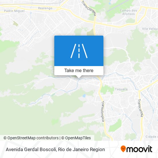 Mapa Avenida Gerdal Boscoli