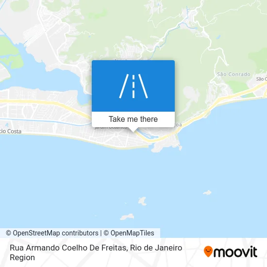 Rua Armando Coelho De Freitas map
