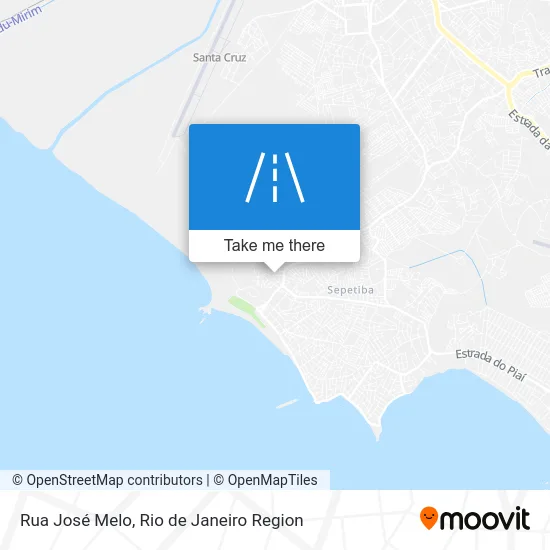Rua José Melo map