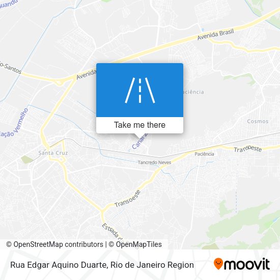 Rua Edgar Aquino Duarte map