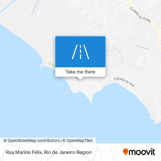 Mapa Rua Marino Félix