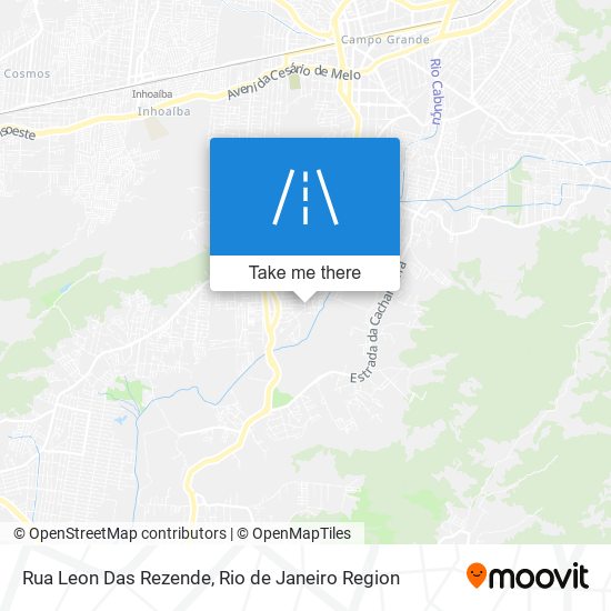 Mapa Rua Leon Das Rezende