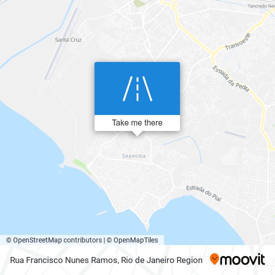 Mapa Rua Francisco Nunes Ramos