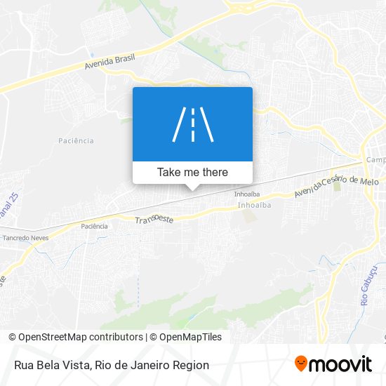 Mapa Rua Bela Vista