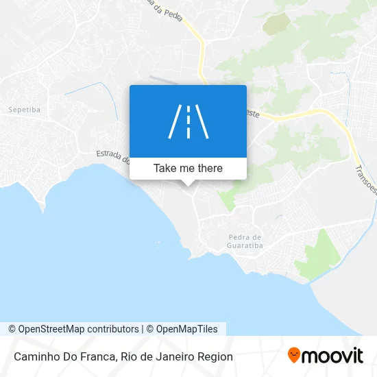 Caminho Do Franca map