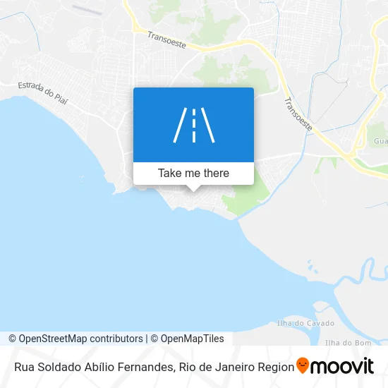Rua Soldado Abílio Fernandes map