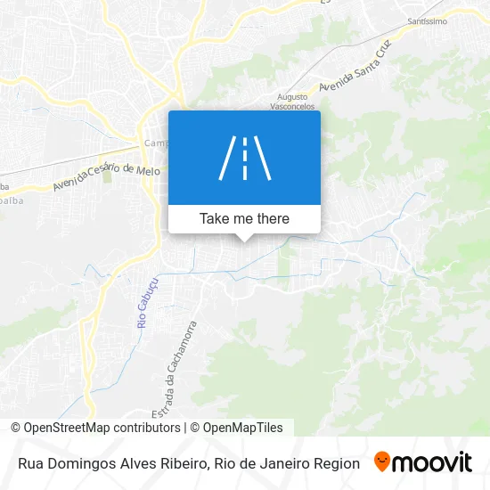 Rua Domingos Alves Ribeiro map