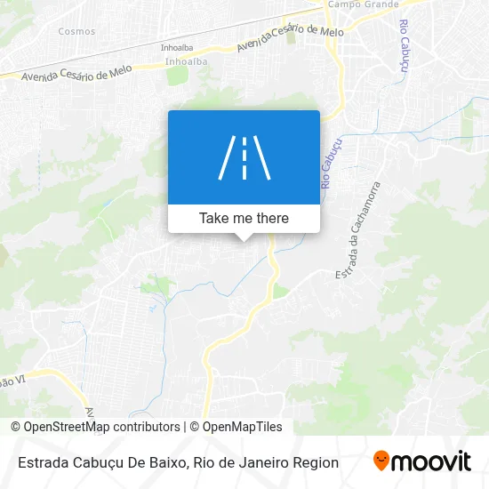 Estrada Cabuçu De Baixo map
