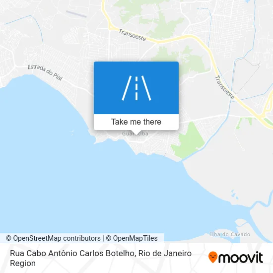 Rua Cabo Antônio Carlos Botelho map