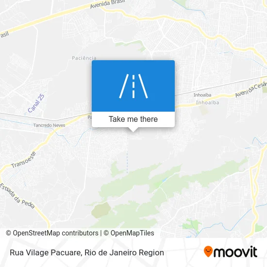 Rua Vilage Pacuare map